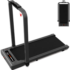FLIMDER Walking Pad, Sturdy & Durable Under Desk Treadmill, Folding Treadmill with 300LBS Capacity, Beautifully Designed Installation-Free Treadmills for Home Small, Bluetooth Speaker
